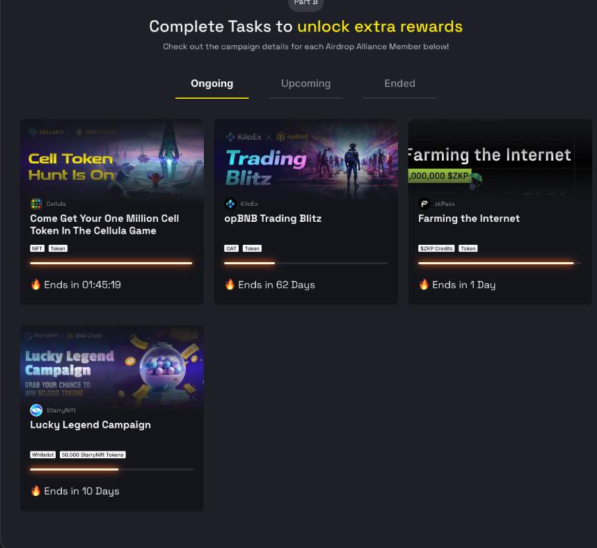 Screenshot from bnbchain.org