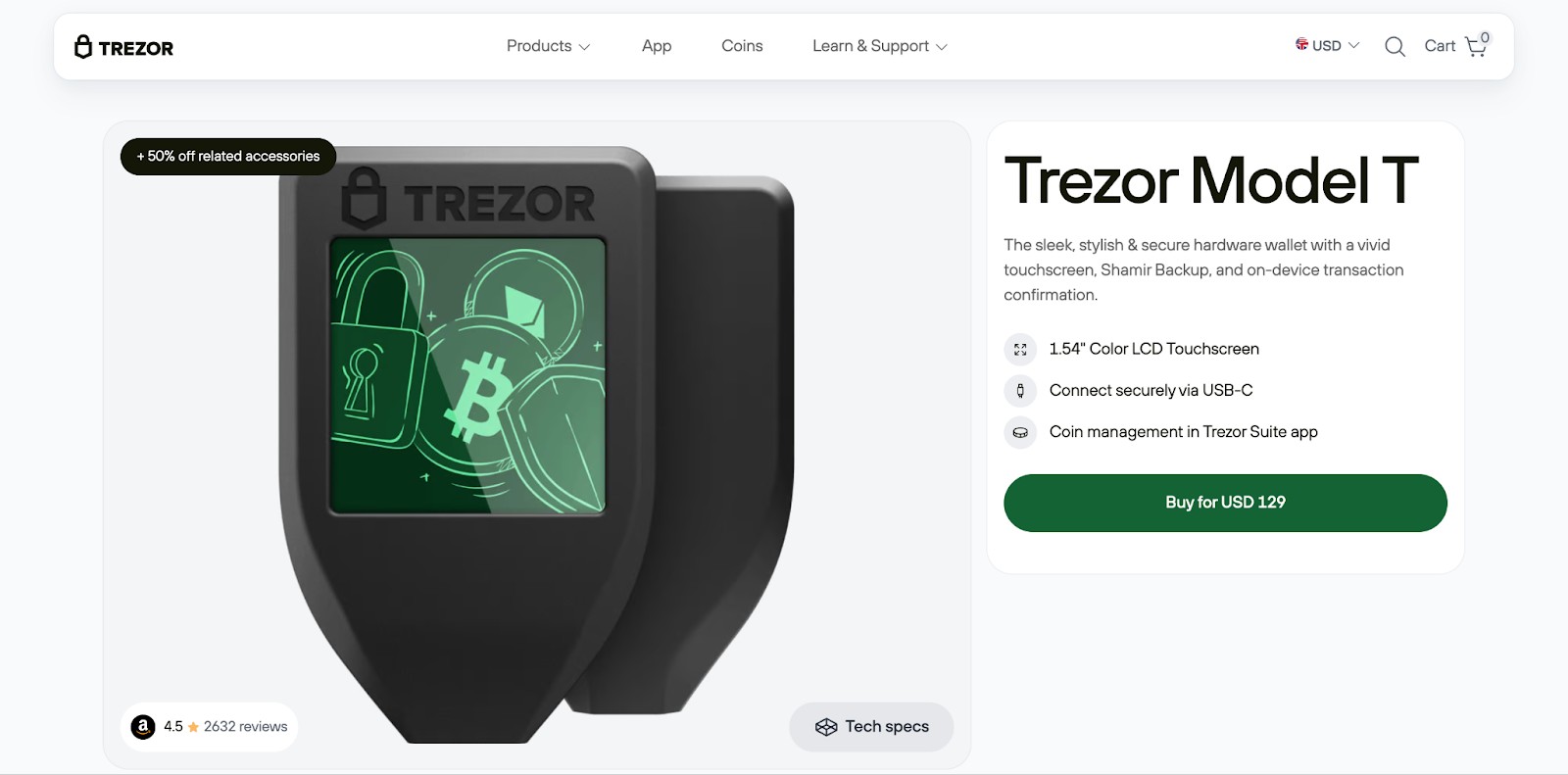 Trezor Model T