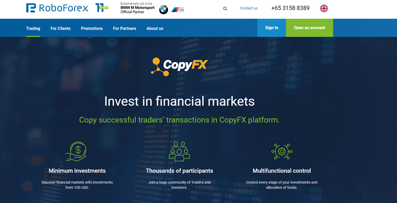CopyFX platform