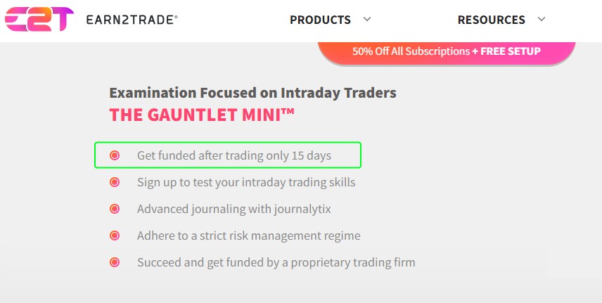 Вимоги до фінансованого рахунку Earn2Trade