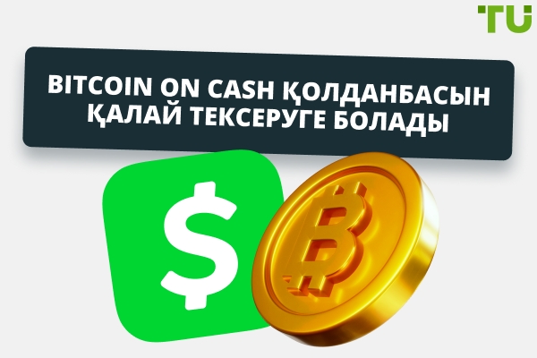 Cash App Bitcoin Тексеру