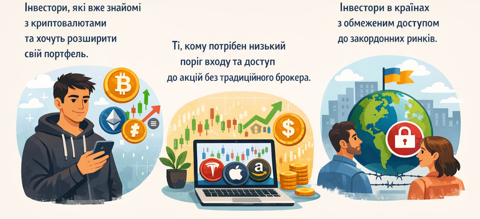 Кому варто інвестувати в токенізовані акції