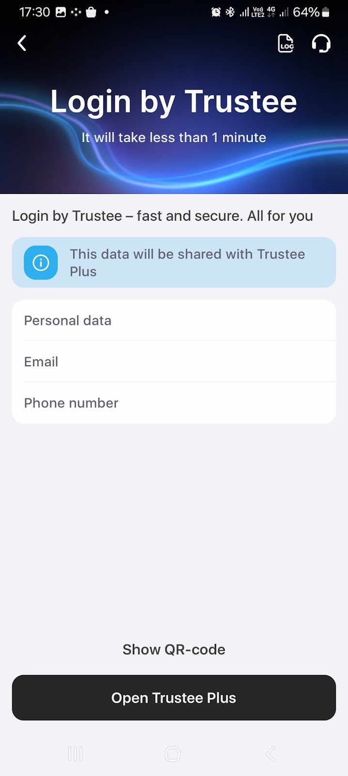 Синхронизация Quicko с Trustee