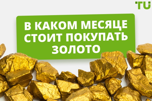 В каком месяце года цена на Gold самая низкая?