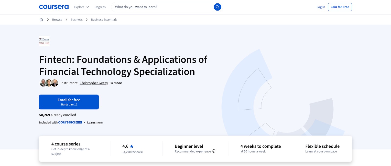 FinTech: Grundlagen und Anwendungen der Finanztechnologie auf Coursera