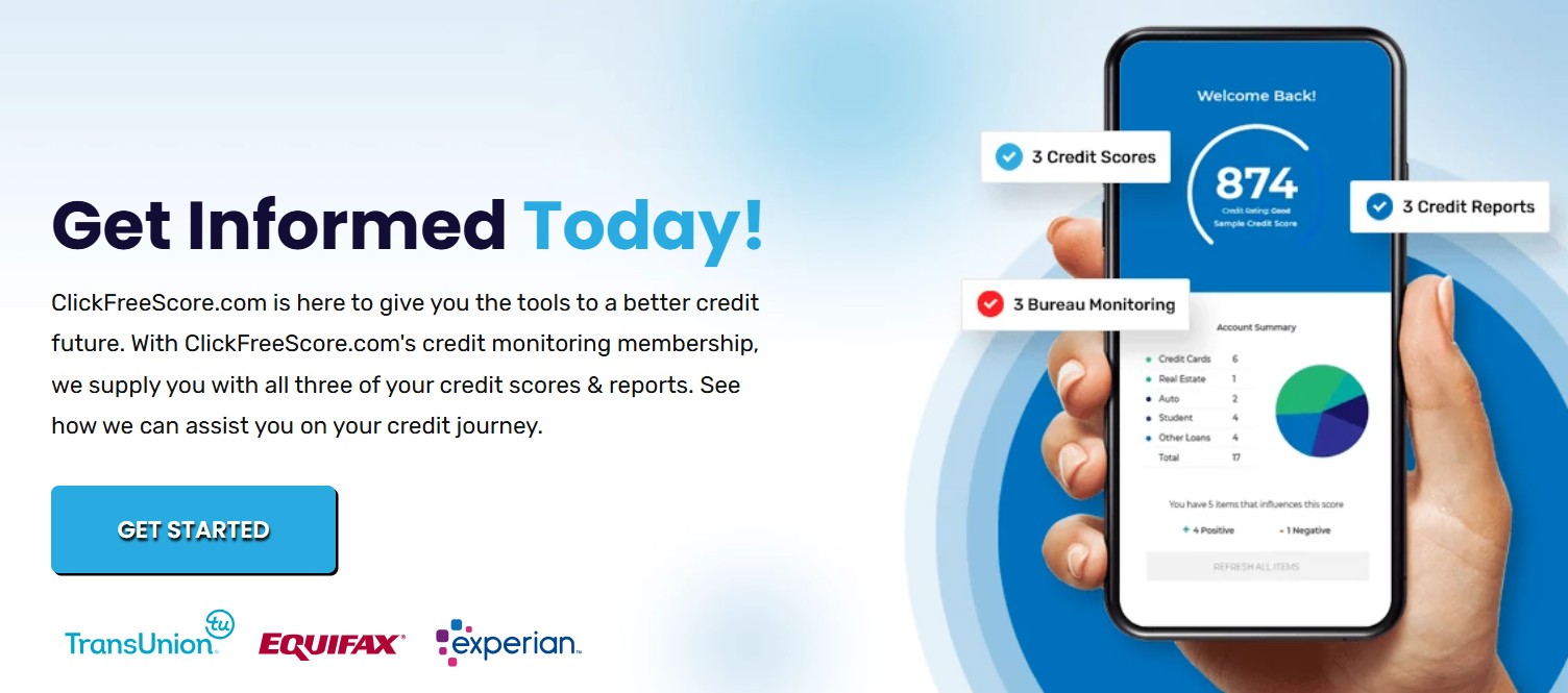 Registering for ClickFreeScore