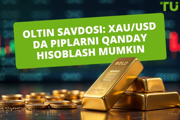 Oltin savdosi: XAU/USD da piplarni qanday hisoblash mumkin