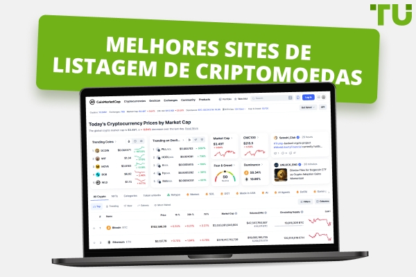 Principais sites de listagem de criptomoedas em 2026