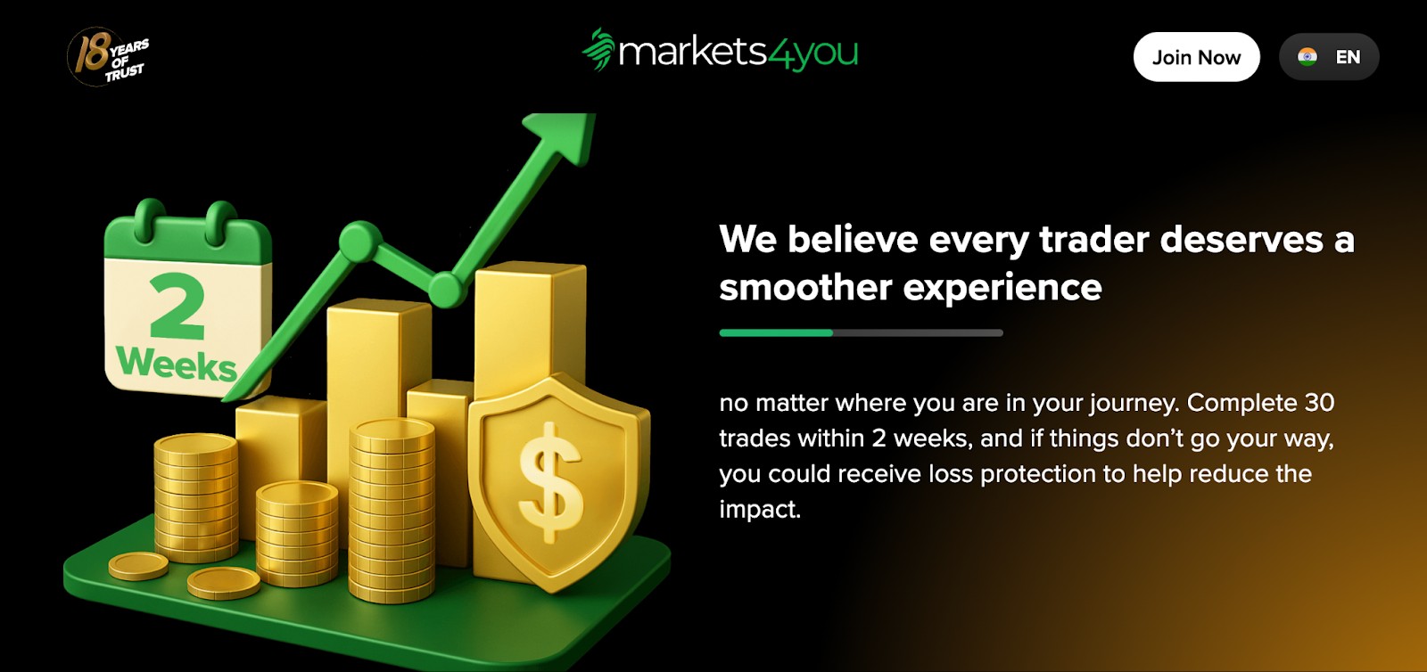 Безрисковая торговля через Markets4you
