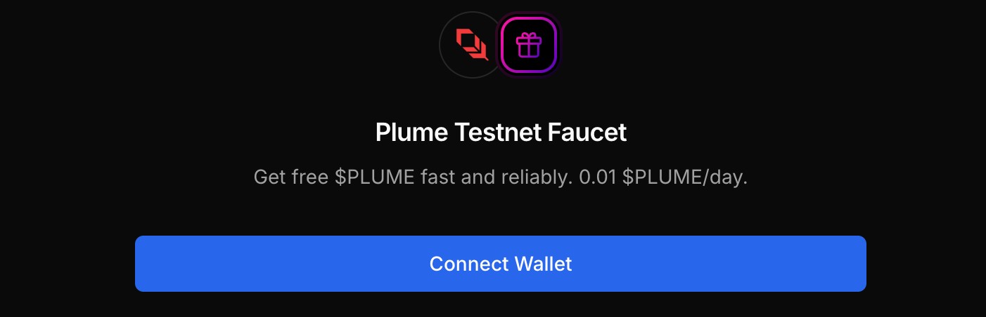 Plume Testnet faucet