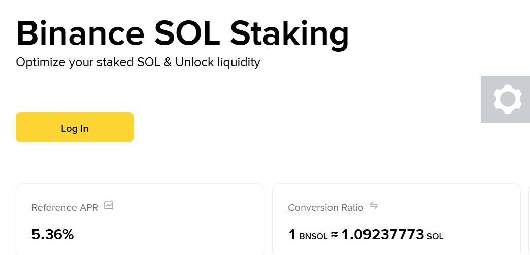 Стейкинг Solana на бирже Binance