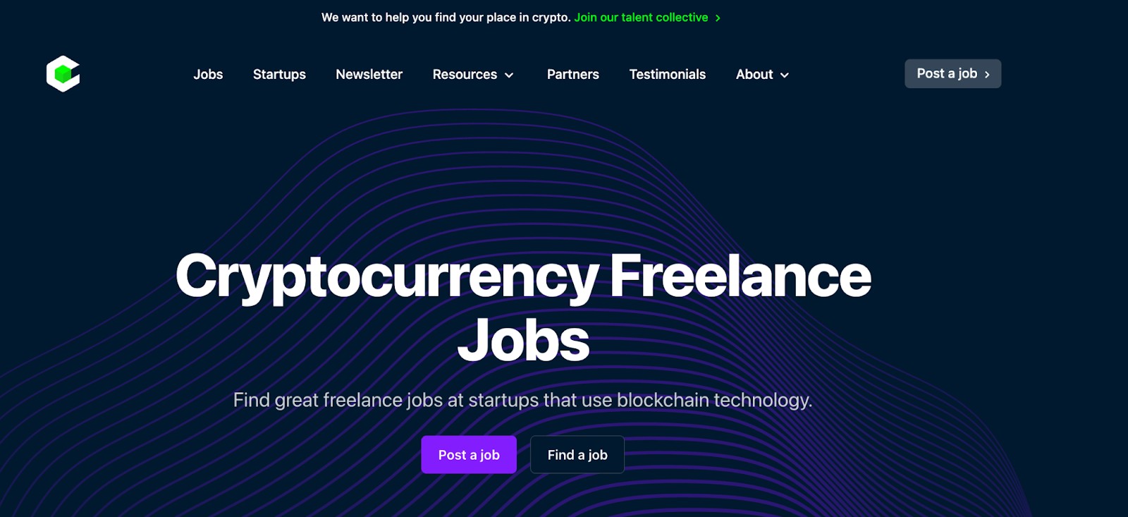 Біржа криптовакансій і проєктів Cryptocurrency Jobs