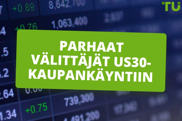 Parhaat välittäjät US30-kaupankäyntiin