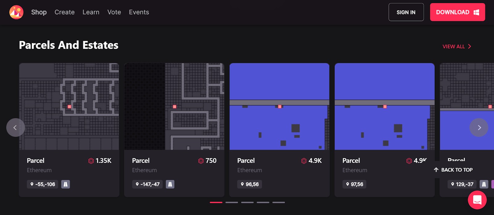 Маркетплейс цифровой недвижимости в Decentraland