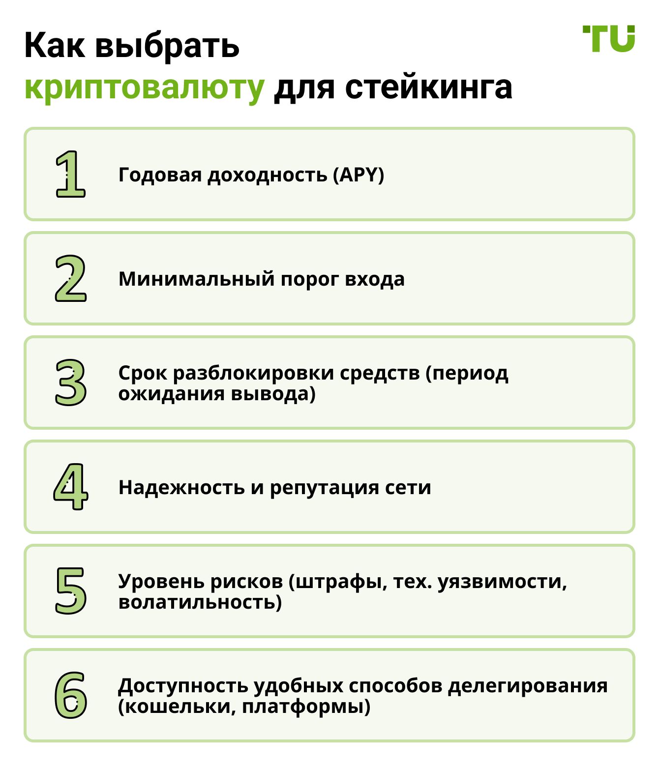 Как выбрать криптовалюту для стейкинга