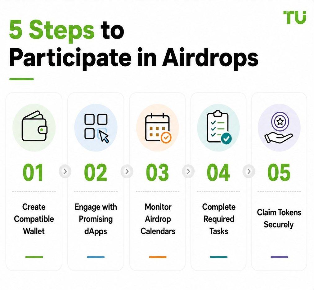 Airdrops and giveaways