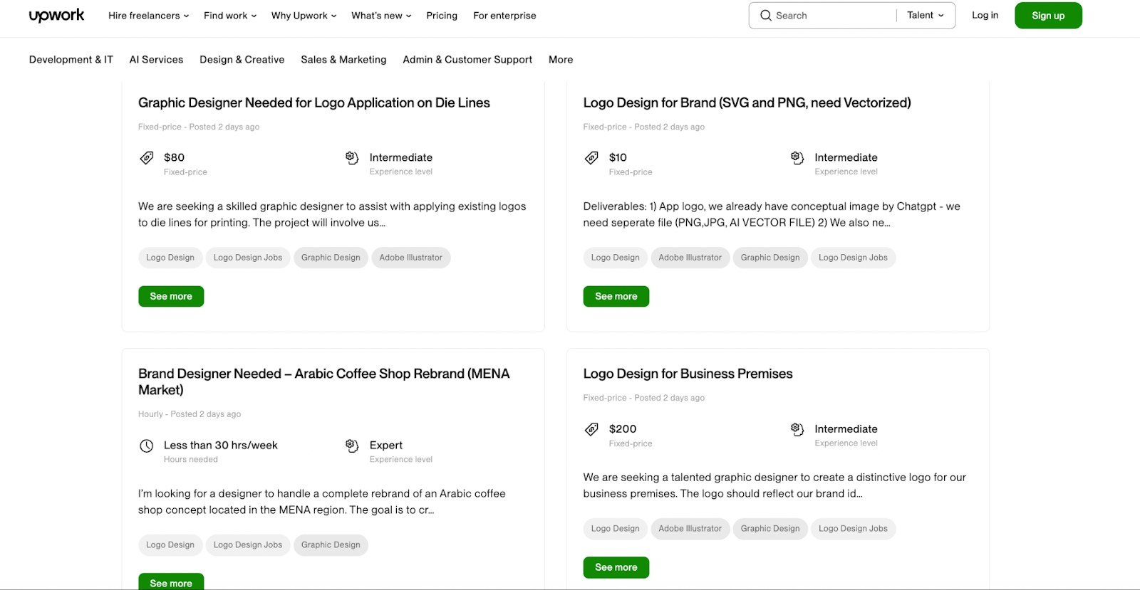 Платформа фриланса на примере Upwork