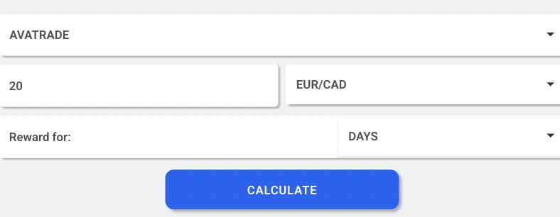 Step 3: Enter your average daily trading volume
