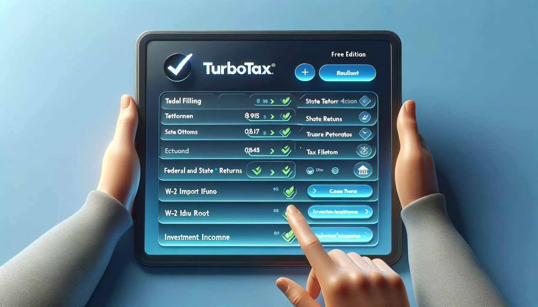 TurboTax Free Edition interface