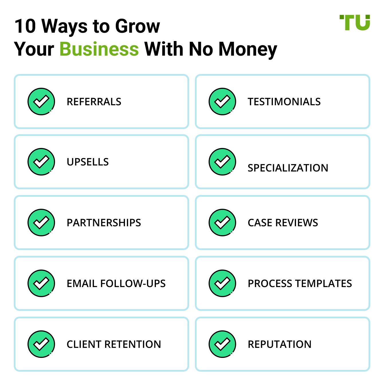 10 Ways to Grow Your Business With No Money