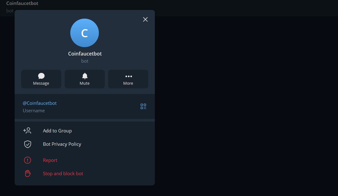 @Coinfaucetbot