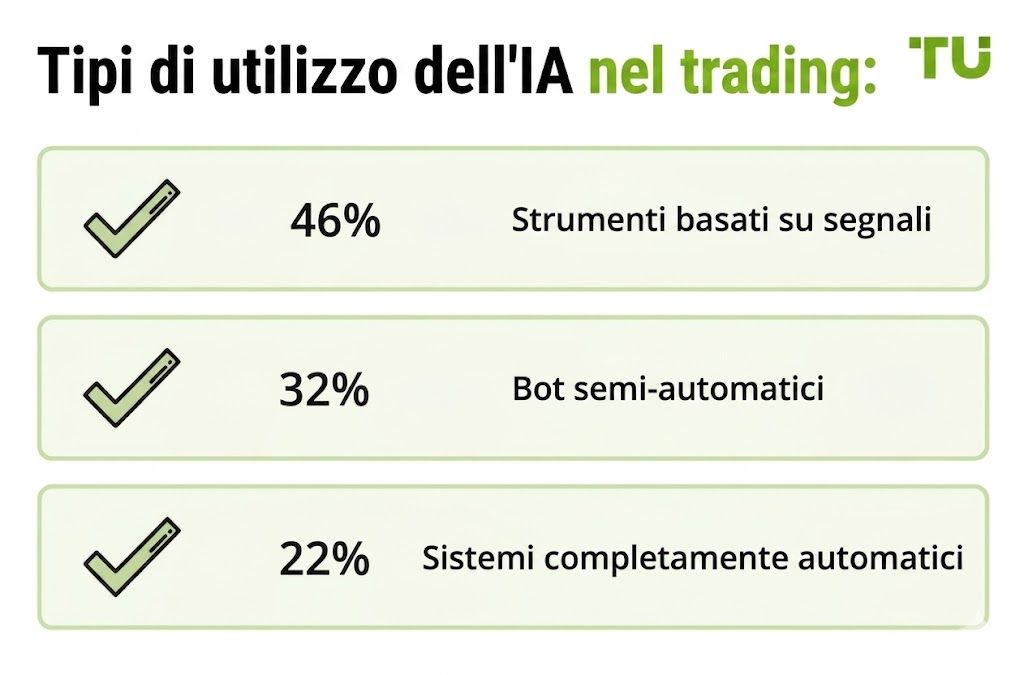 Types of AI usage in trading