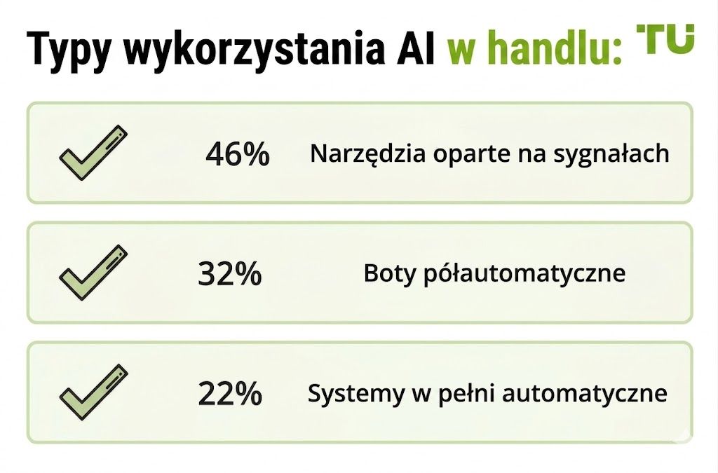 Types of AI usage in trading