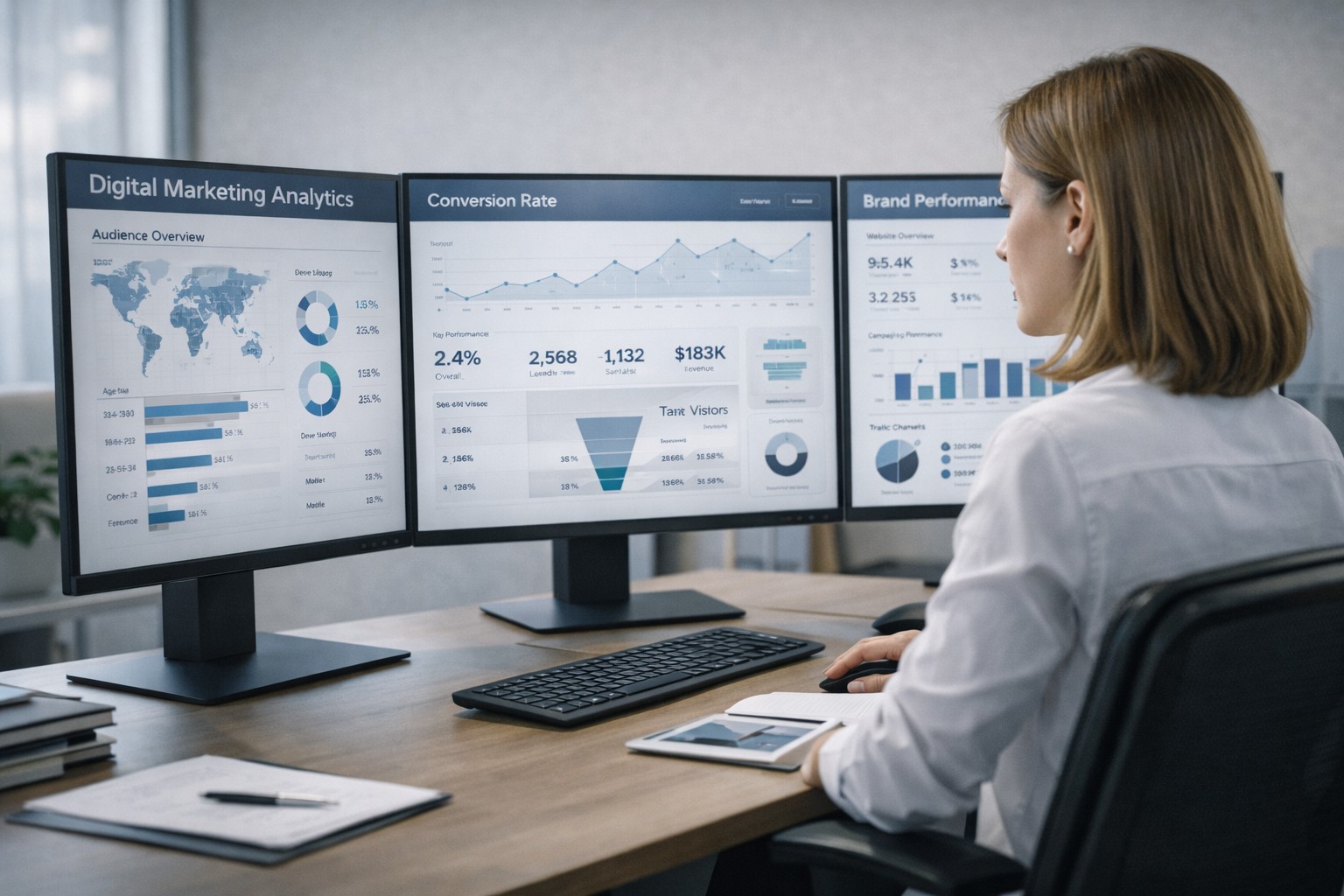 Digital marketing strategy and brand positioning