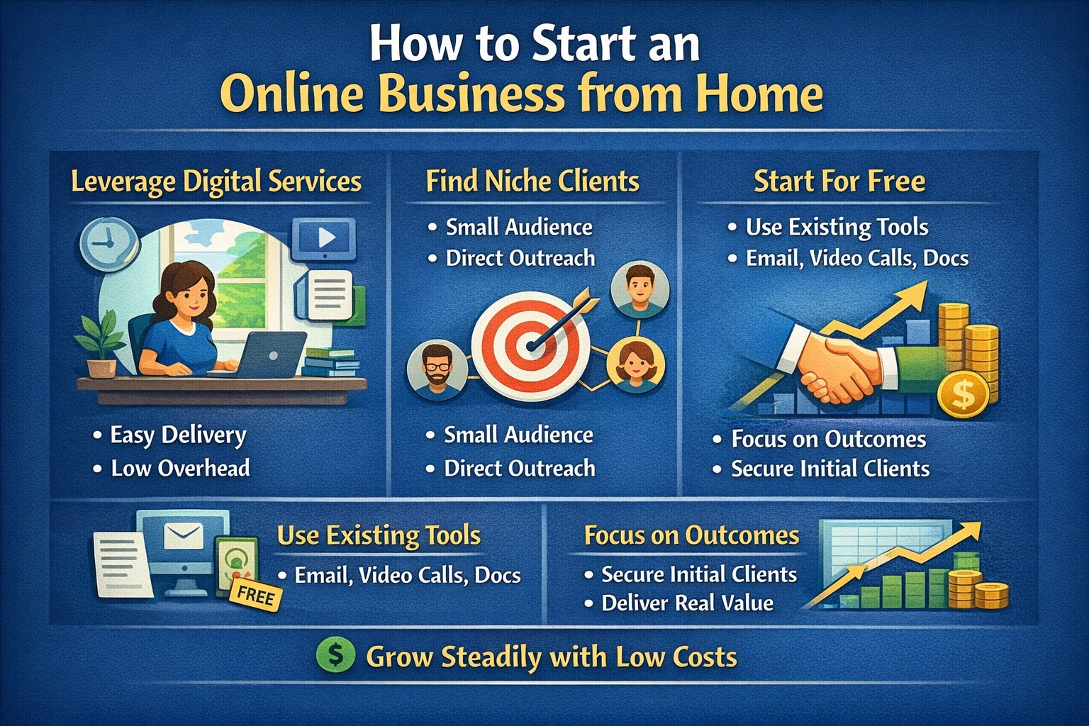 How to start an online business from home