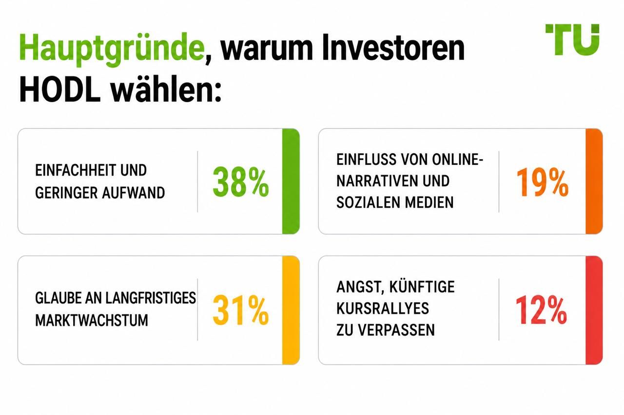 Hauptgründe, warum Anleger sich für HODL entscheiden