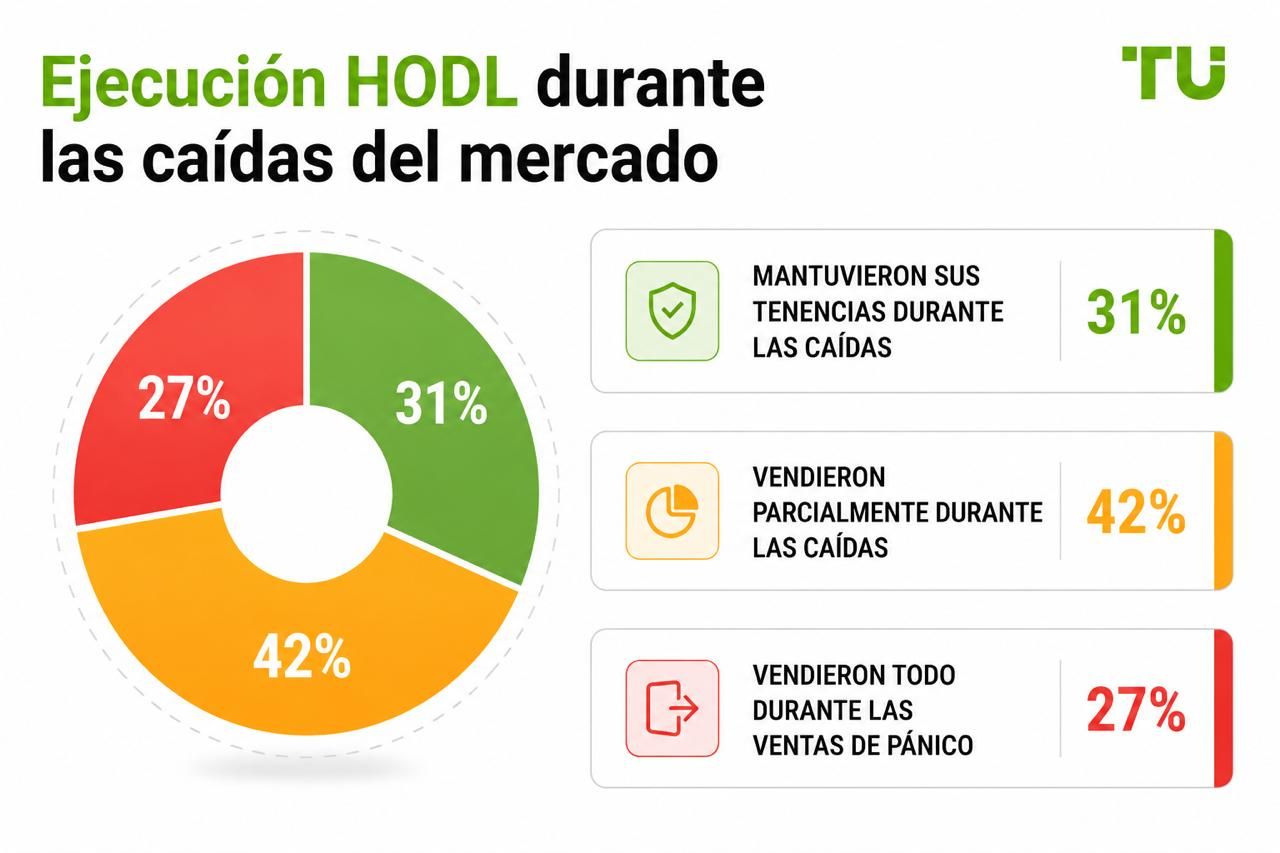 Ejecución de HODL durante caídas del mercado