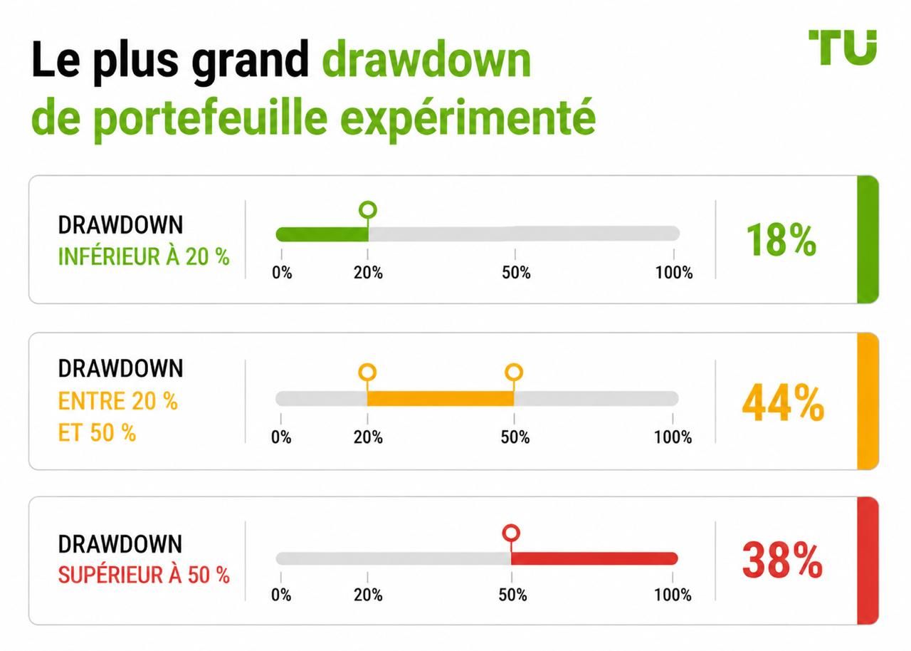 La plus grande perte maximale de portefeuille enregistrée