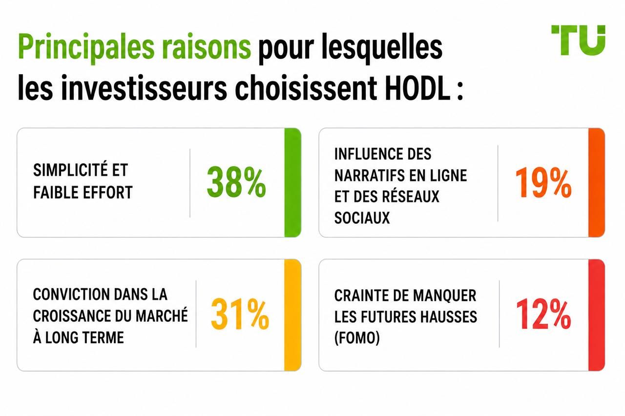 Principales raisons pour lesquelles les investisseurs choisissent HODL