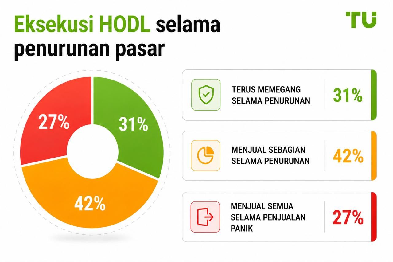 Pelaksanaan HODL selama penurunan pasar