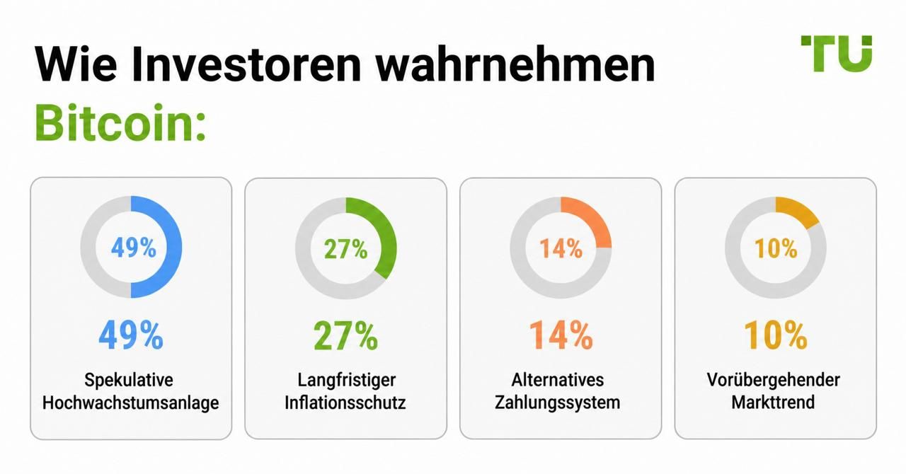 Wie Anleger Bitcoin wahrnehmen
