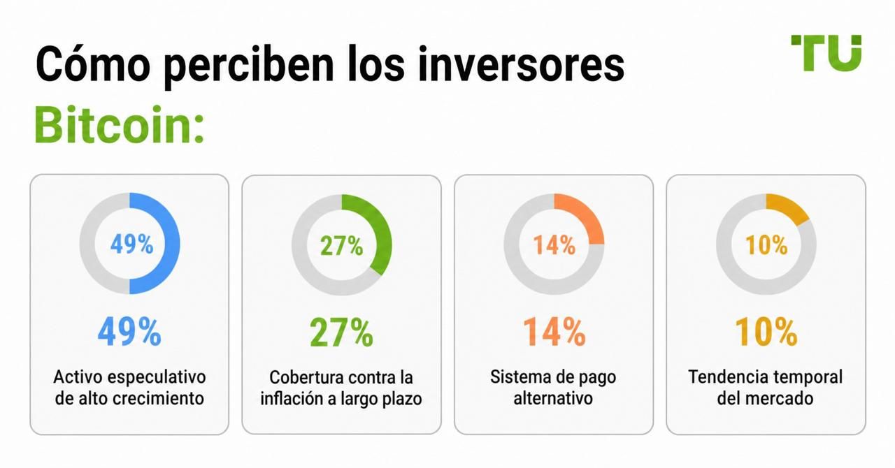 Cómo perciben los inversores a Bitcoin
