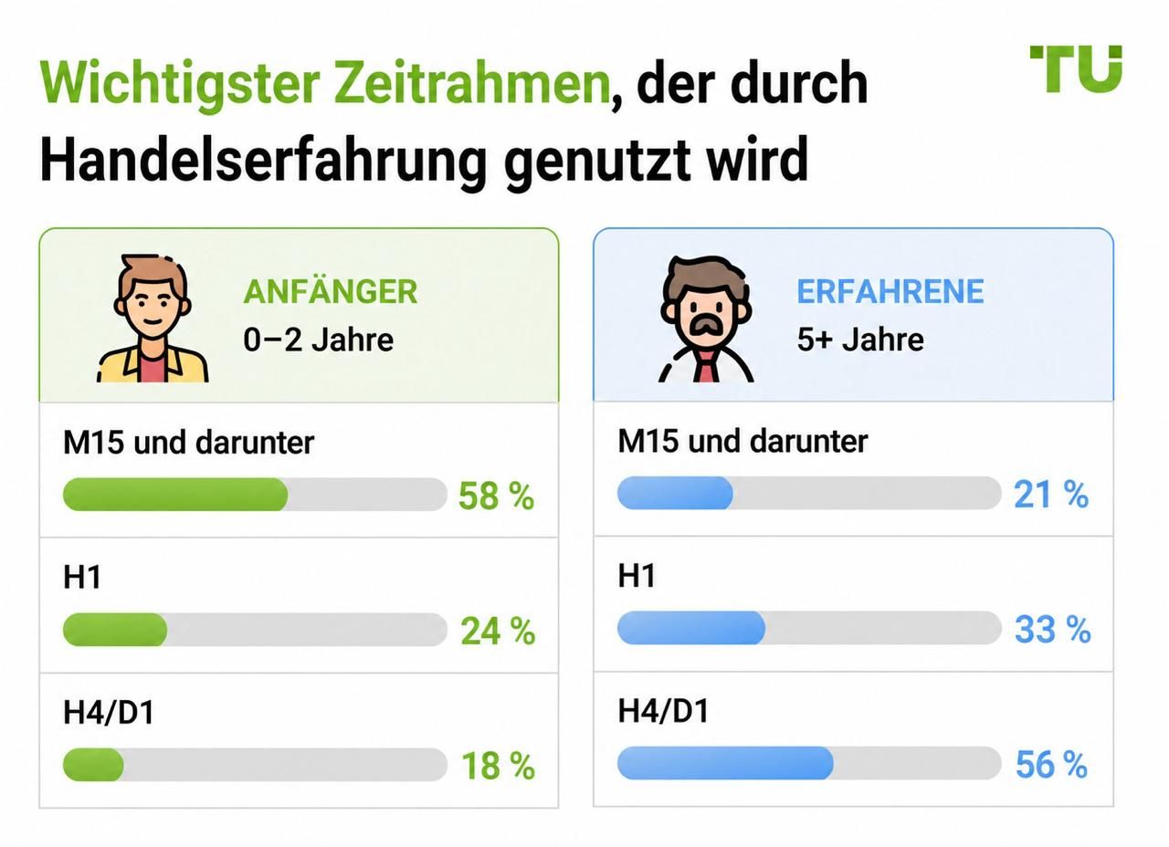 Hauptzeitrahmen nach Handelserfahrung