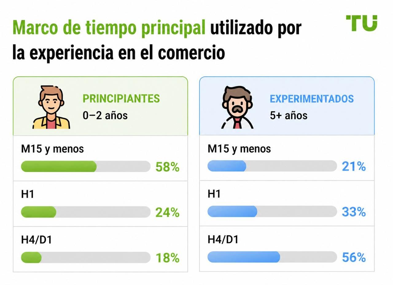 Marco temporal principal según experiencia en trading