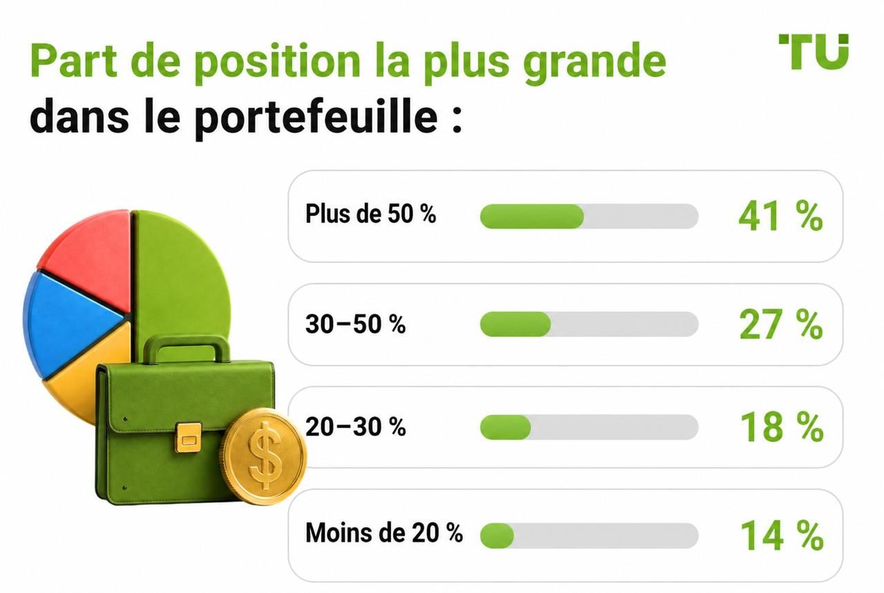 Part de la plus grande position dans le portefeuille
