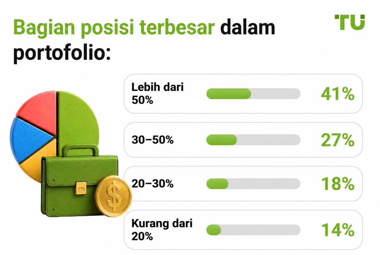 Porsi posisi terbesar dalam portofolio