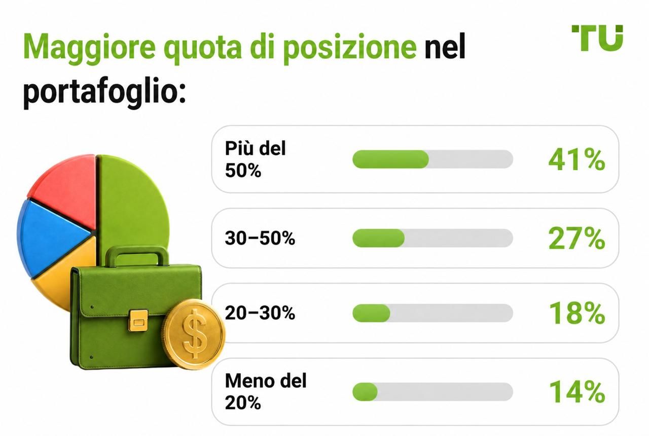 Quota della posizione più grande nel portafoglio