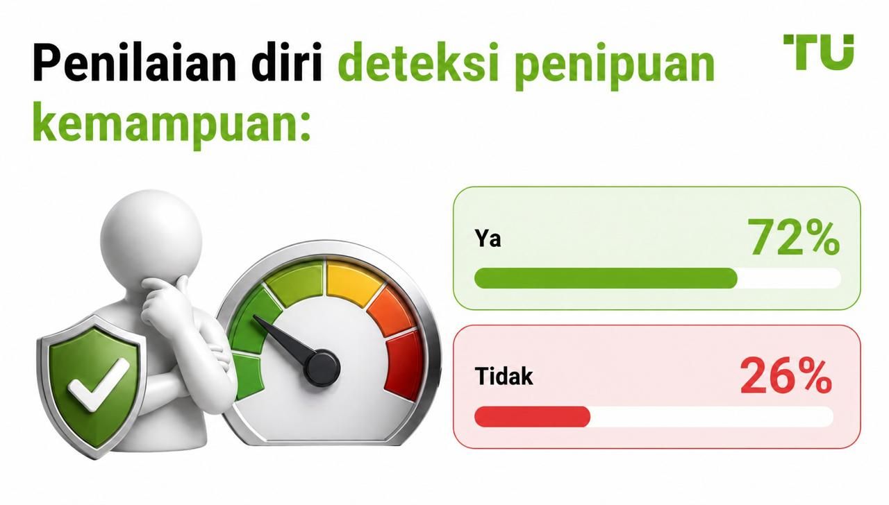 Kemampuan deteksi penipuan menurut penilaian diri