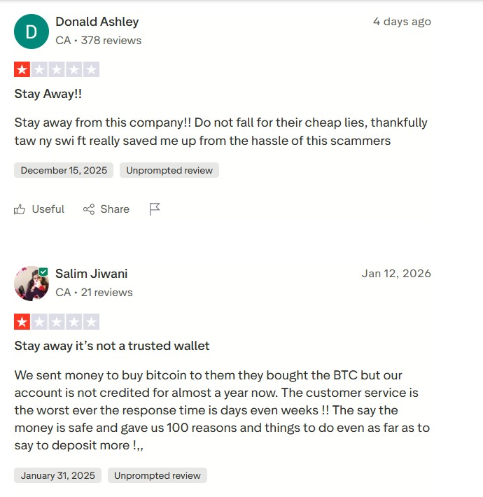 Отзывы про Mycelium Wallet