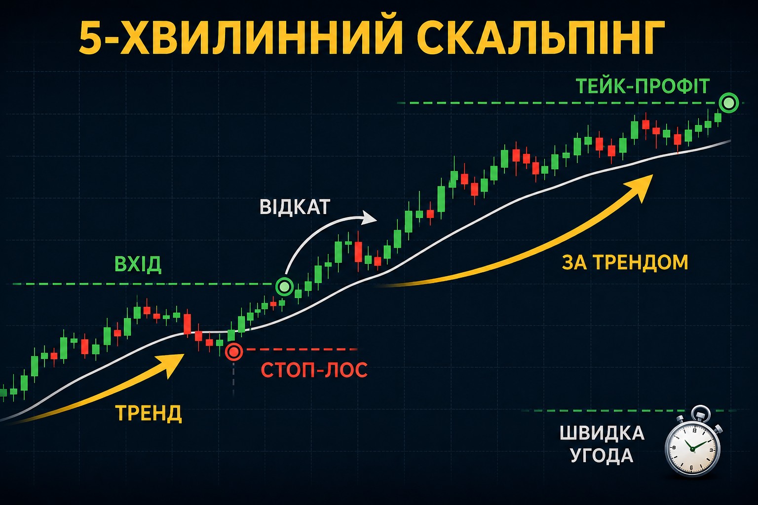 5-хвилинний скальпінг: наочний приклад угоди