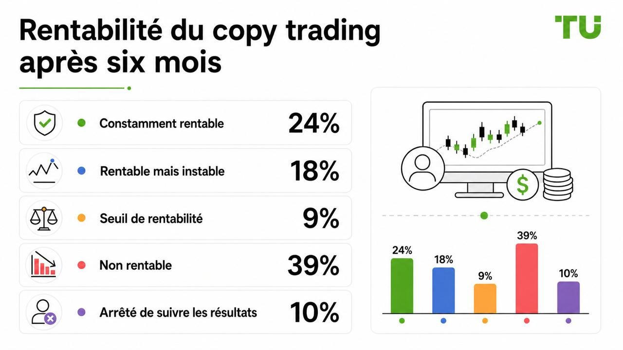 Rentabilité du copy trading après six mois