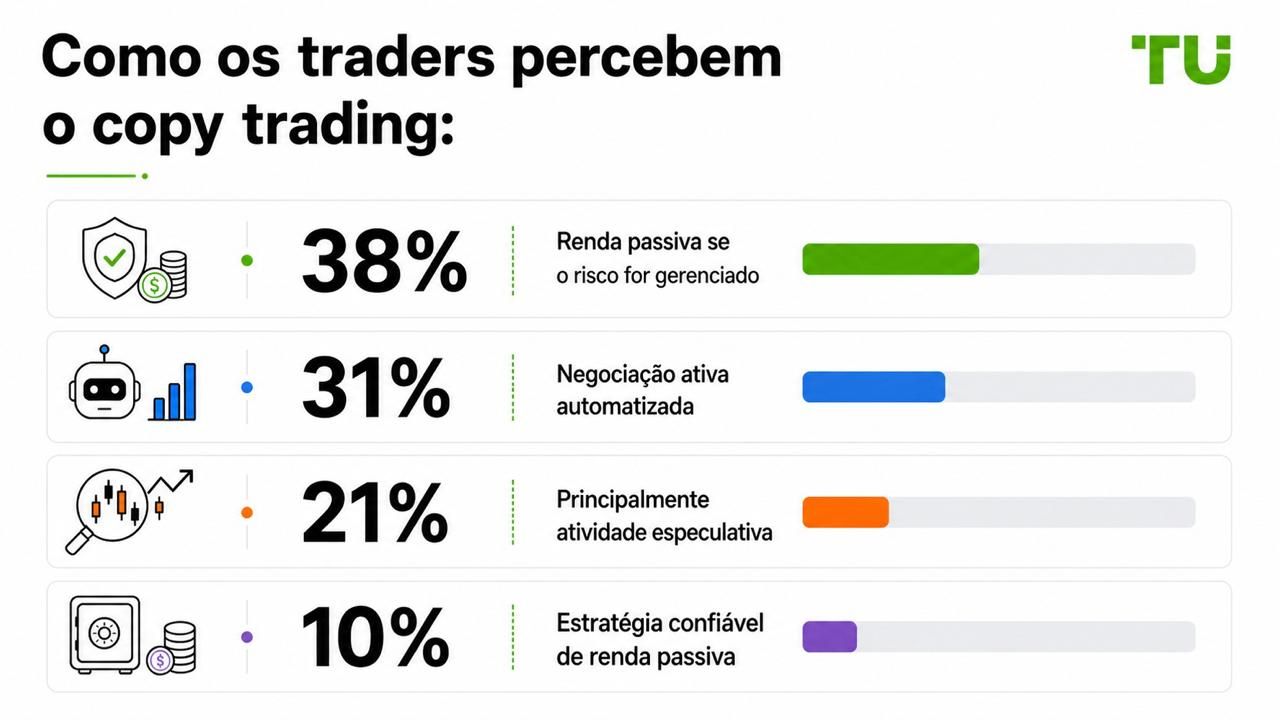 Como os traders percebem o copy trading