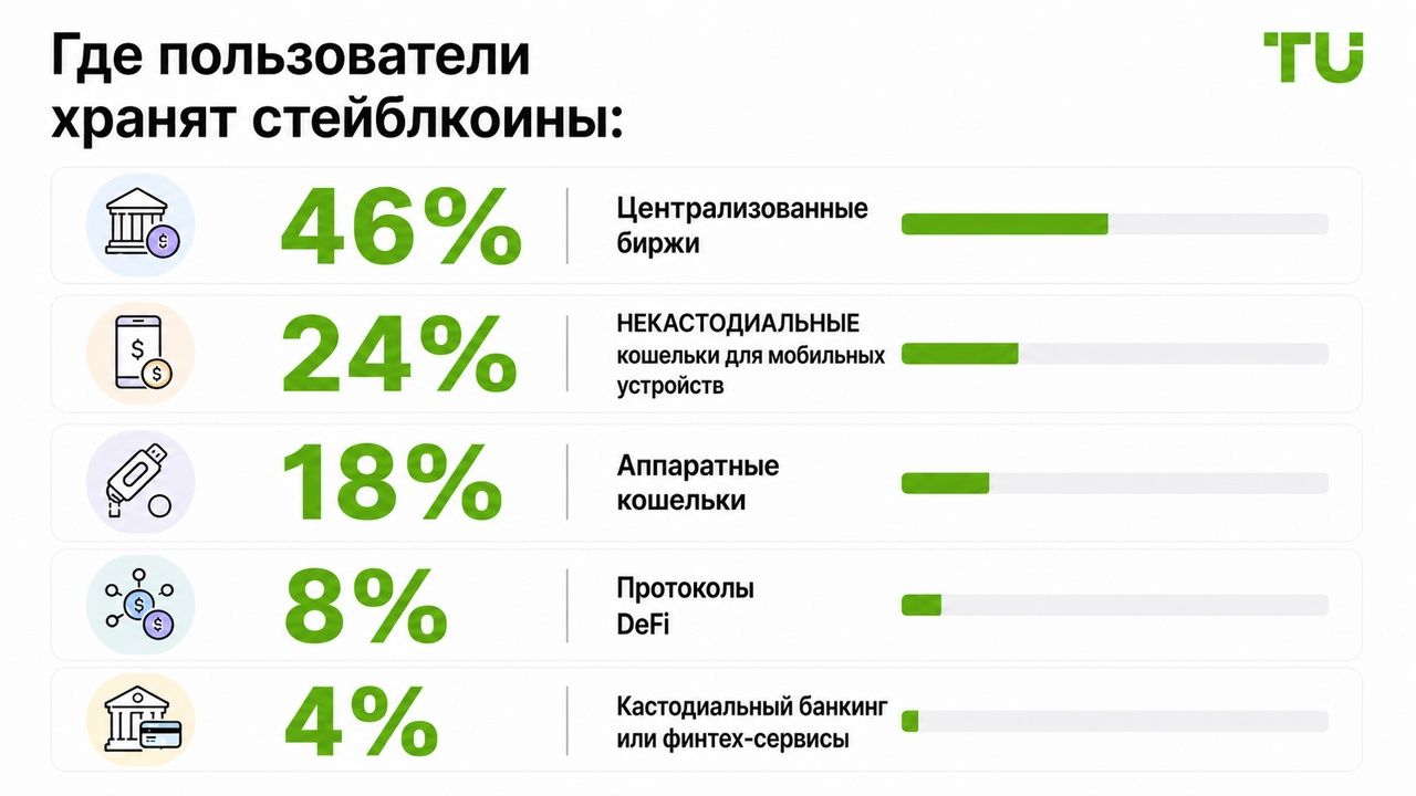 Основные способы хранения стейблкоинов