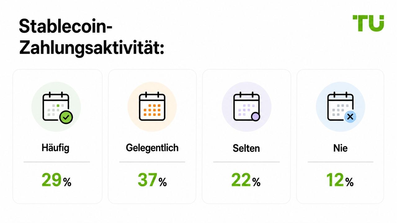 Stablecoin-Zahlungsaktivität