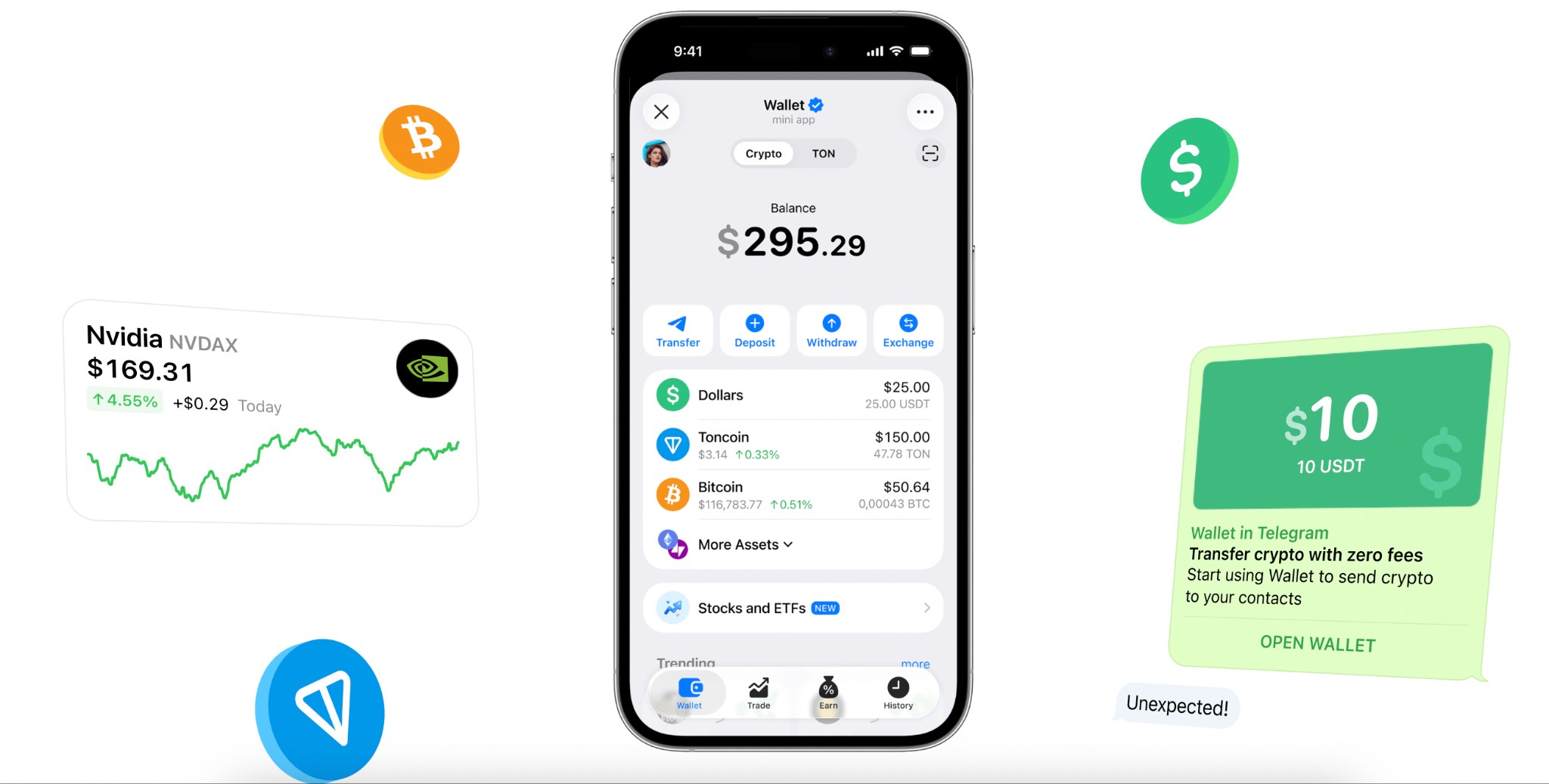 TON Wallet en Telegram