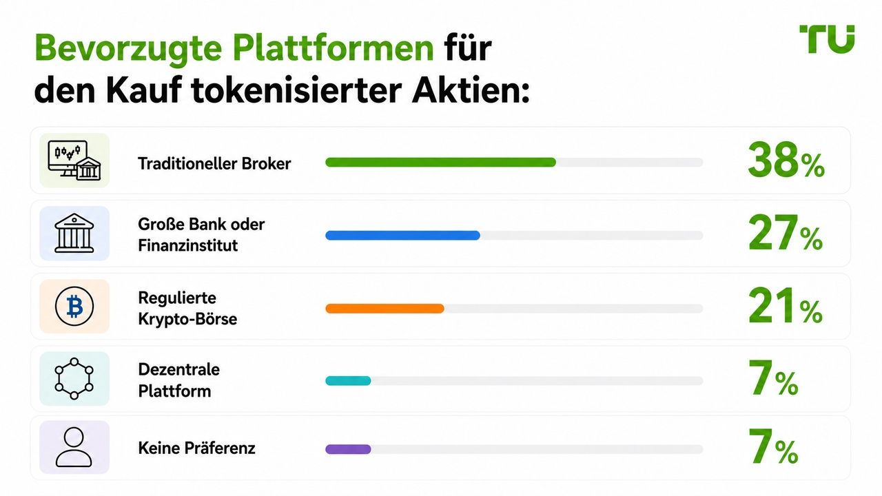 Bevorzugte Plattformen für den Kauf tokenisierter Aktien